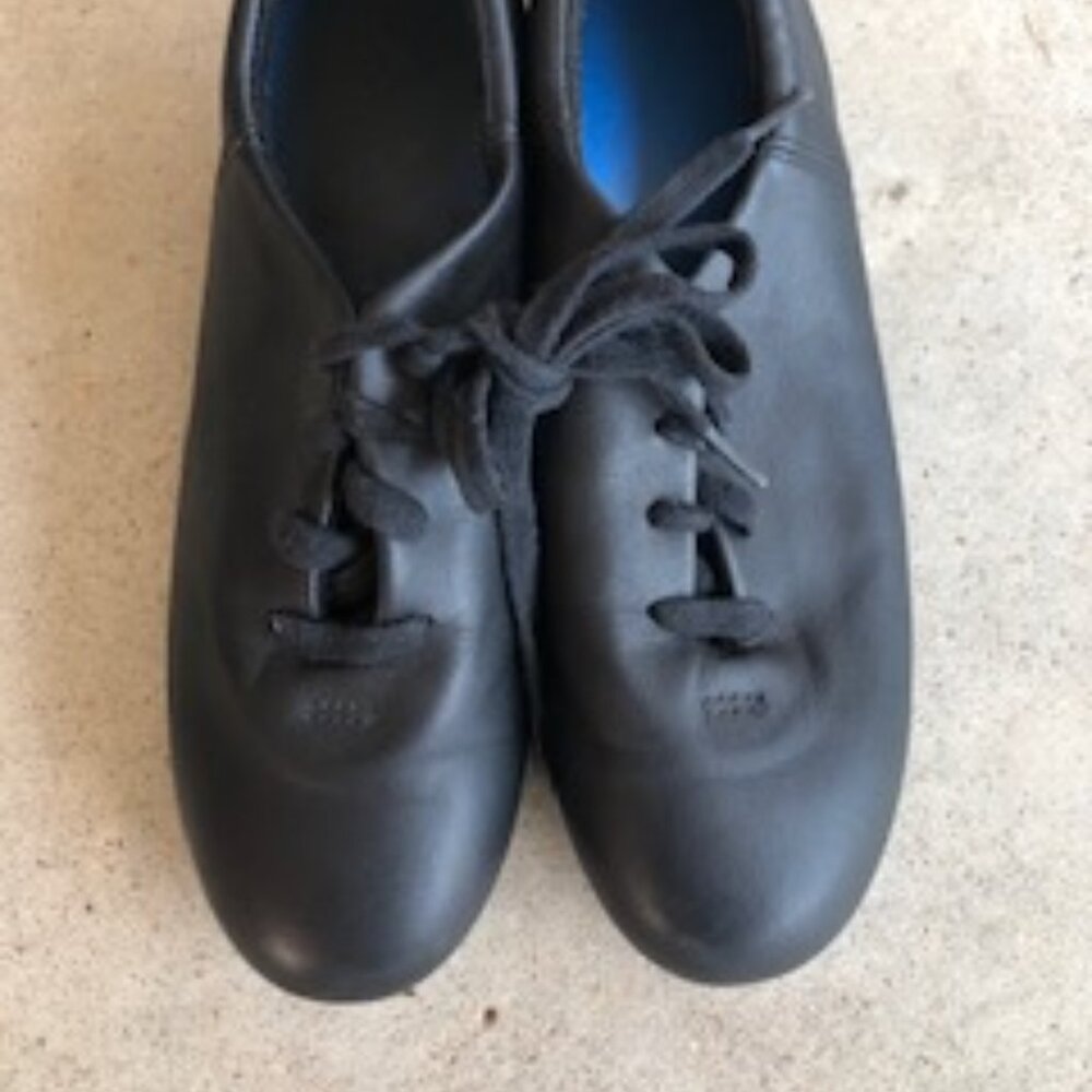 Capezio Teletone Dance/Tap Shoes - Girls Size 6 M - Black - RN#63356